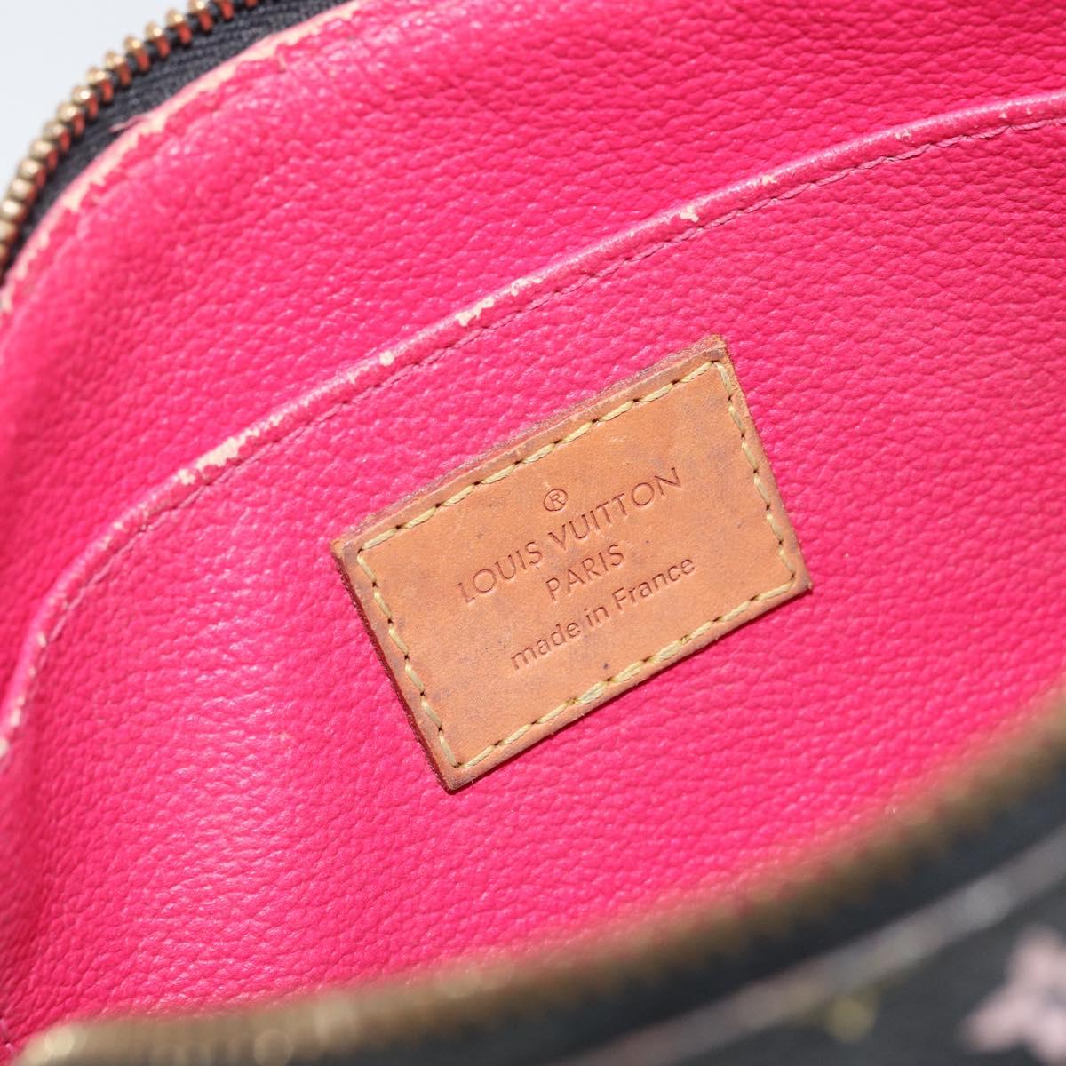 LOUIS VUITTON Monogram Multicolor Pochette Pouch Black M47355 LV Auth 151368V