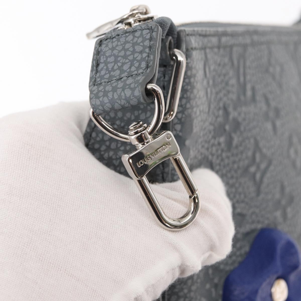 LOUIS VUITTON Taurillon Climbing Hobo Cruiser PM Bag Gray M20875 Auth 151374SM