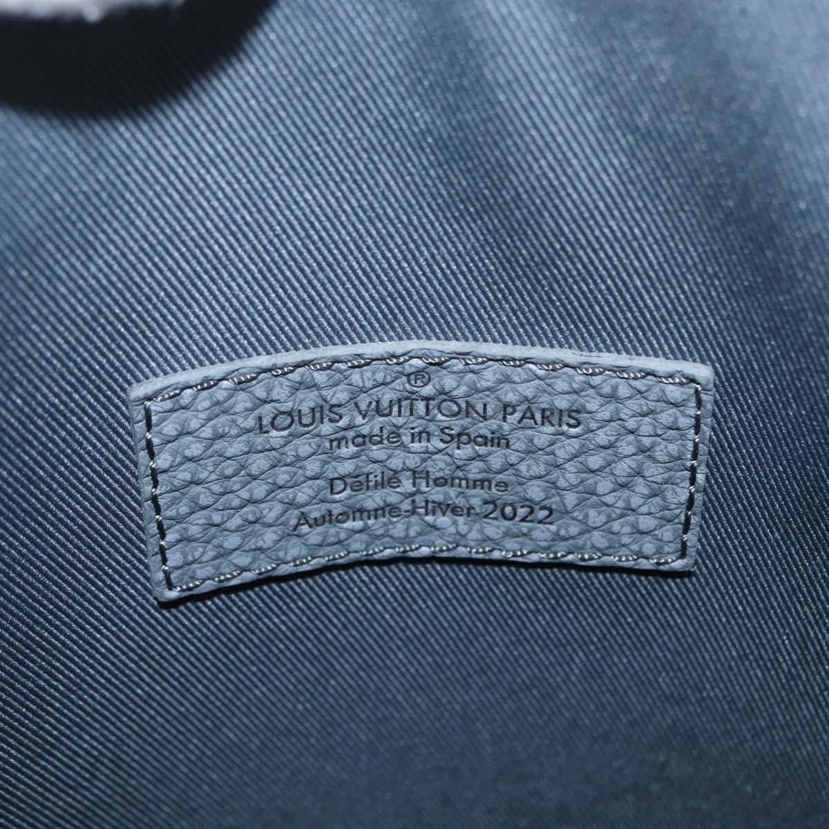 LOUIS VUITTON Taurillon Climbing Hobo Cruiser PM Bag Gray M20875 Auth 151374SM