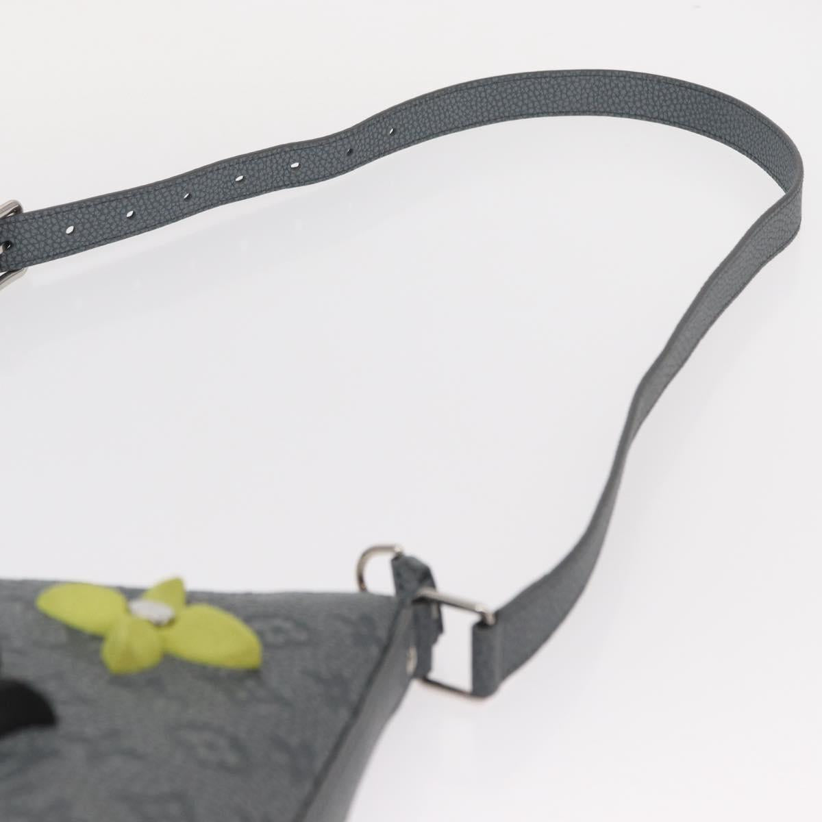 LOUIS VUITTON Taurillon Climbing Hobo Cruiser PM Bag Gray M20875 Auth 151374SM