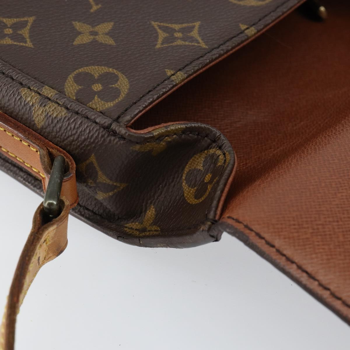 LOUIS VUITTON Monogram Saint Cloud MM Shoulder Bag M51243 LV Auth 151385