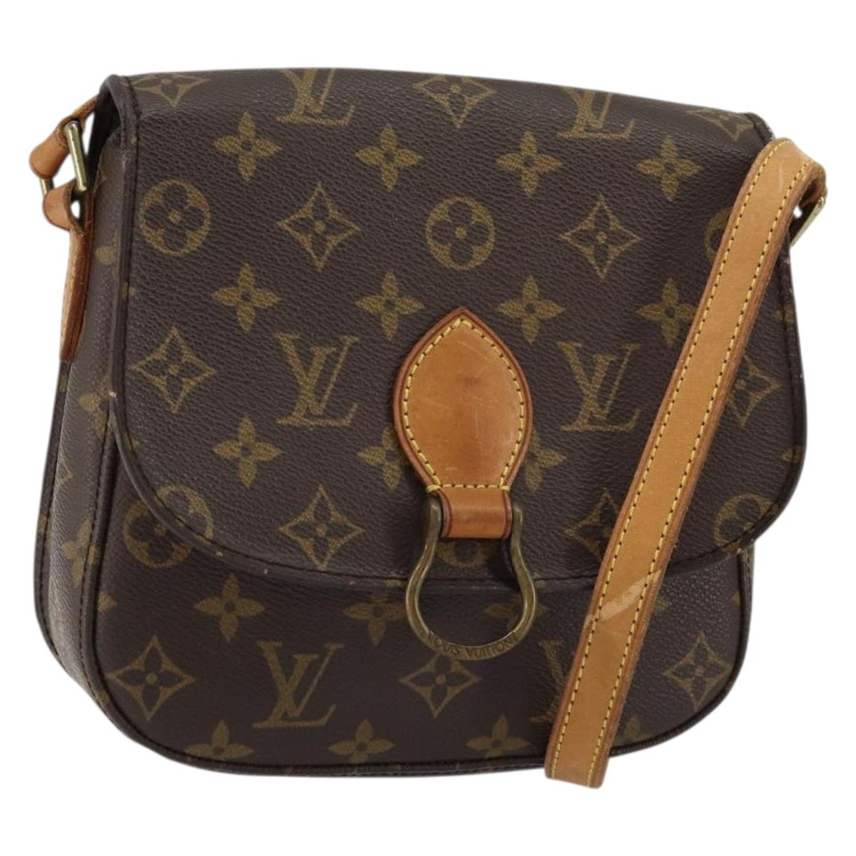 LOUIS VUITTON Monogram Saint Cloud MM Shoulder Bag M51243 LV Auth 151386