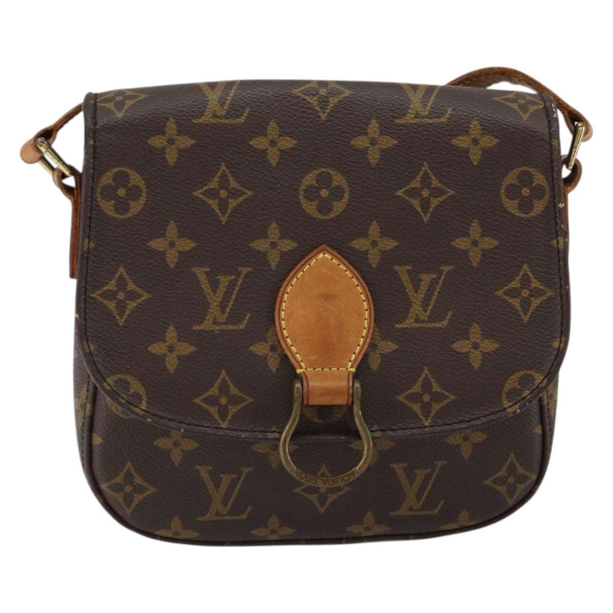 LOUIS VUITTON Monogram Saint Cloud MM Shoulder Bag M51243 LV Auth 151386