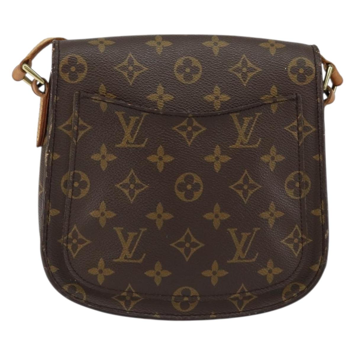 LOUIS VUITTON Monogram Saint Cloud MM Shoulder Bag M51243 LV Auth 151386