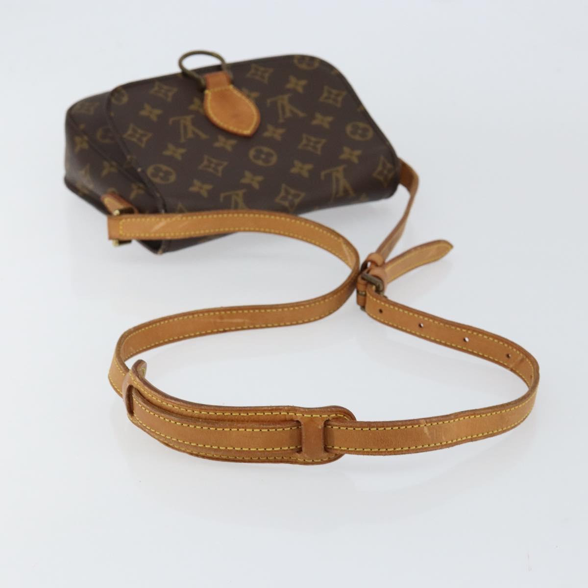 LOUIS VUITTON Monogram Saint Cloud MM Shoulder Bag M51243 LV Auth 151386