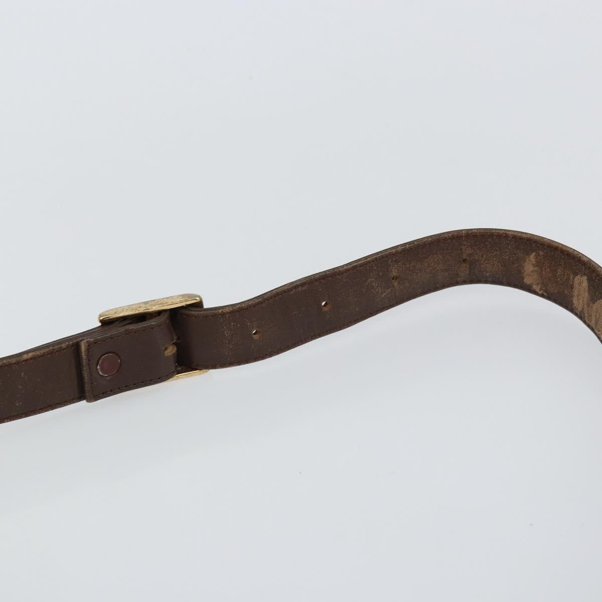 Burberrys Nova Check Shoulder Bag Canvas Beige Gold Auth 151396