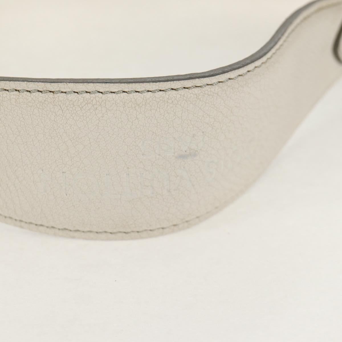 LOUIS VUITTON Mahina Solar GM Hand Bag White M93128 LV Auth 151410A