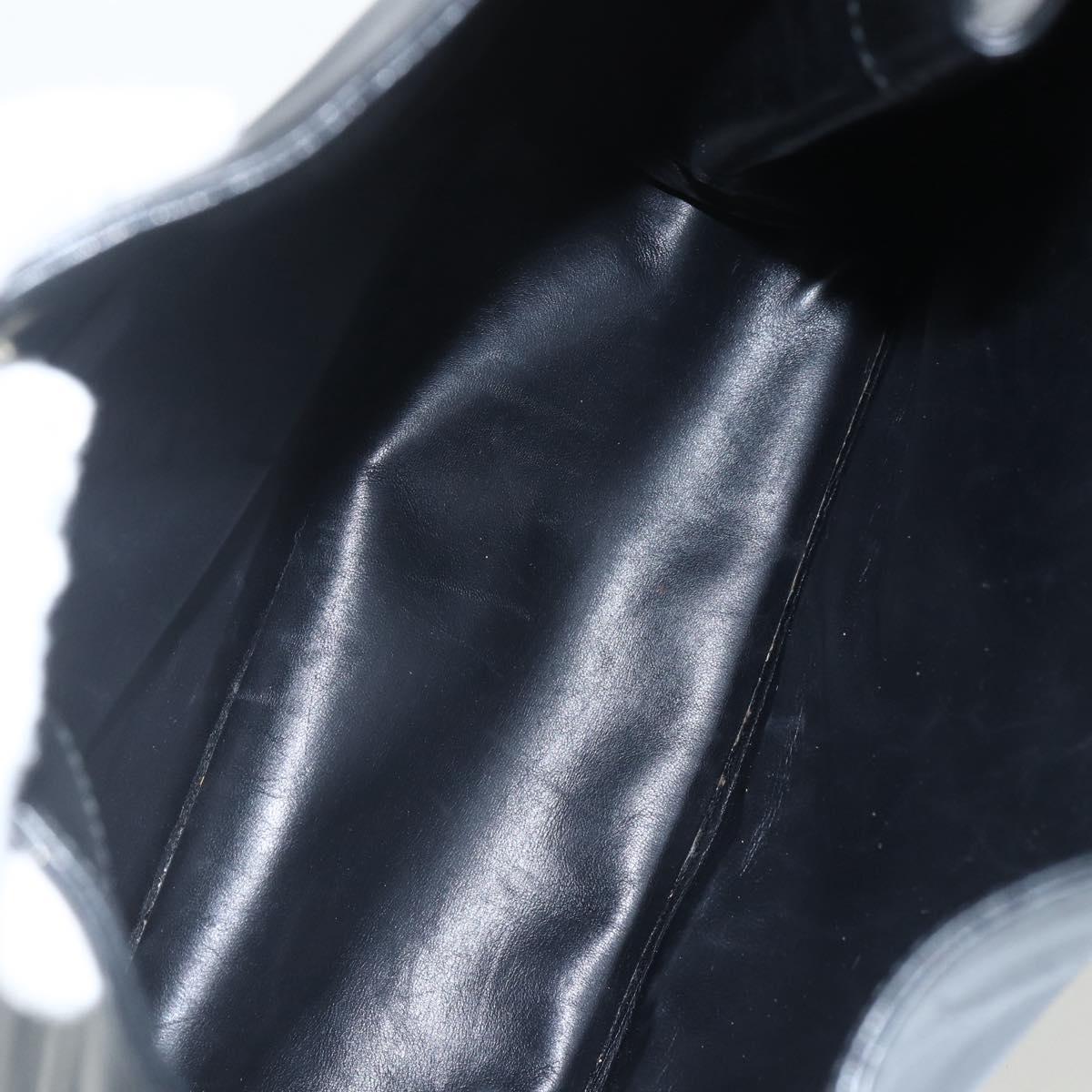 GUCCI Shoulder Bag Leather Black Silver 001 3167 Auth 151423