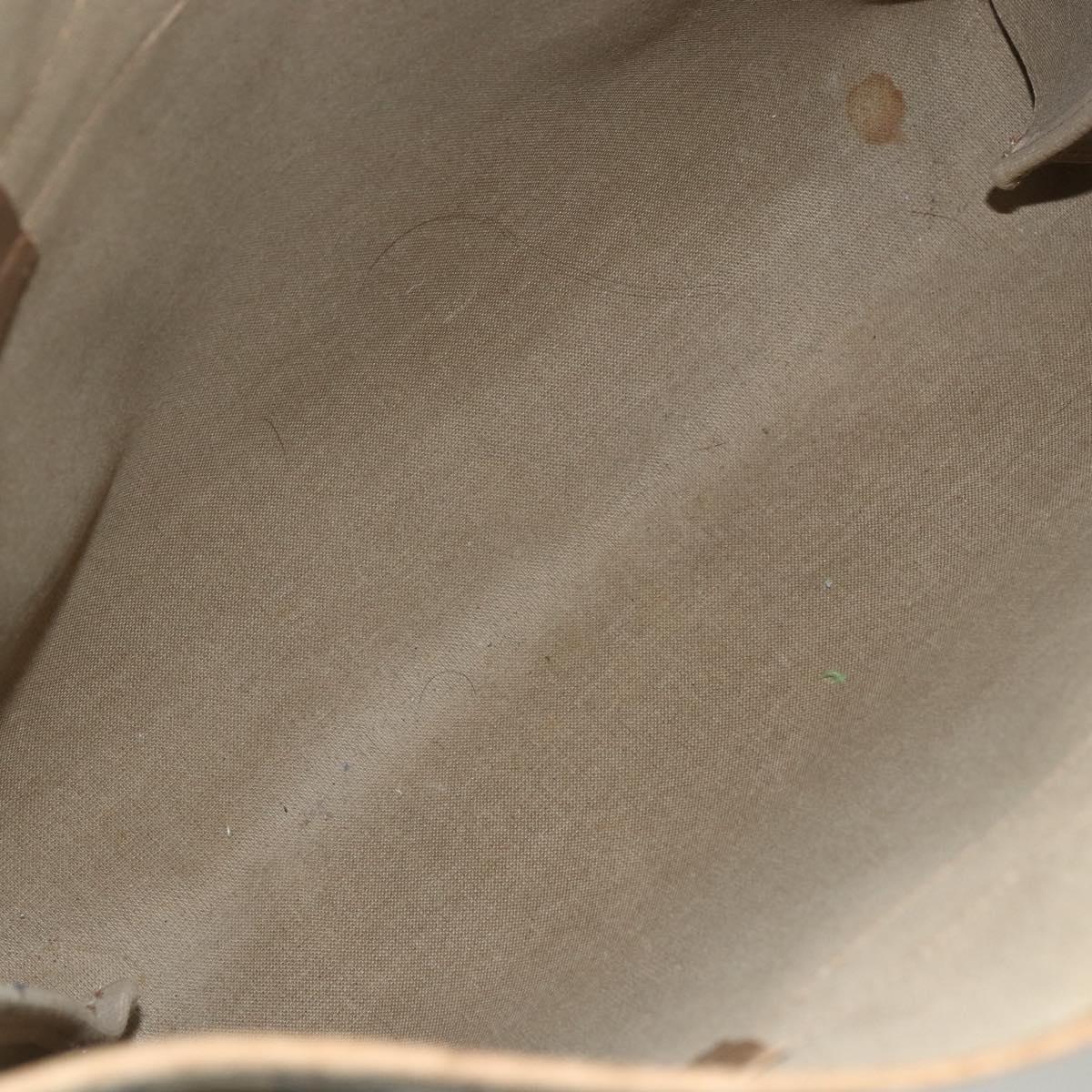 GUCCI GG Supreme Tote Bag PVC Beige Gold 39 02 061 Auth 151428