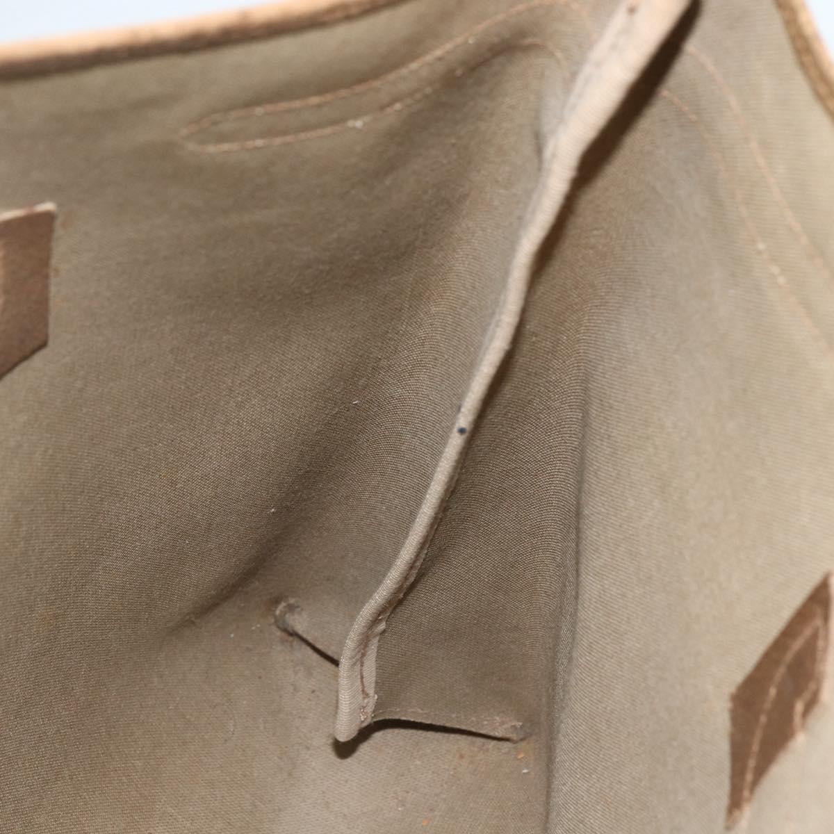 GUCCI GG Supreme Tote Bag PVC Beige Gold 39 02 061 Auth 151428