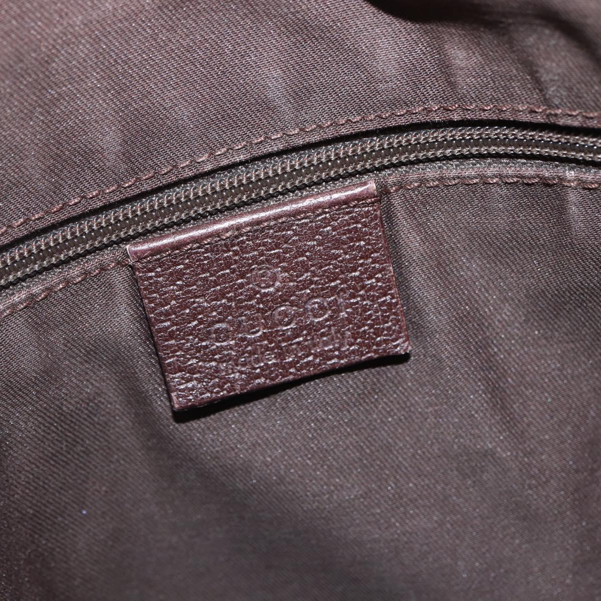 GUCCI GG Canvas Shoulder Bag Beige Gold 131326 Auth 151429