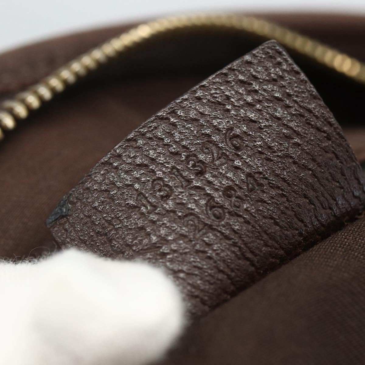 GUCCI GG Canvas Shoulder Bag Beige Gold 131326 Auth 151429