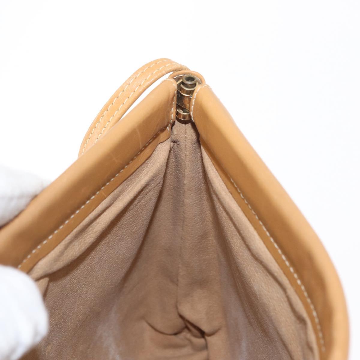 GUCCI Micro GG Supreme Shoulder Bag PVC Cream Gold 007 101 5553 Auth 151435