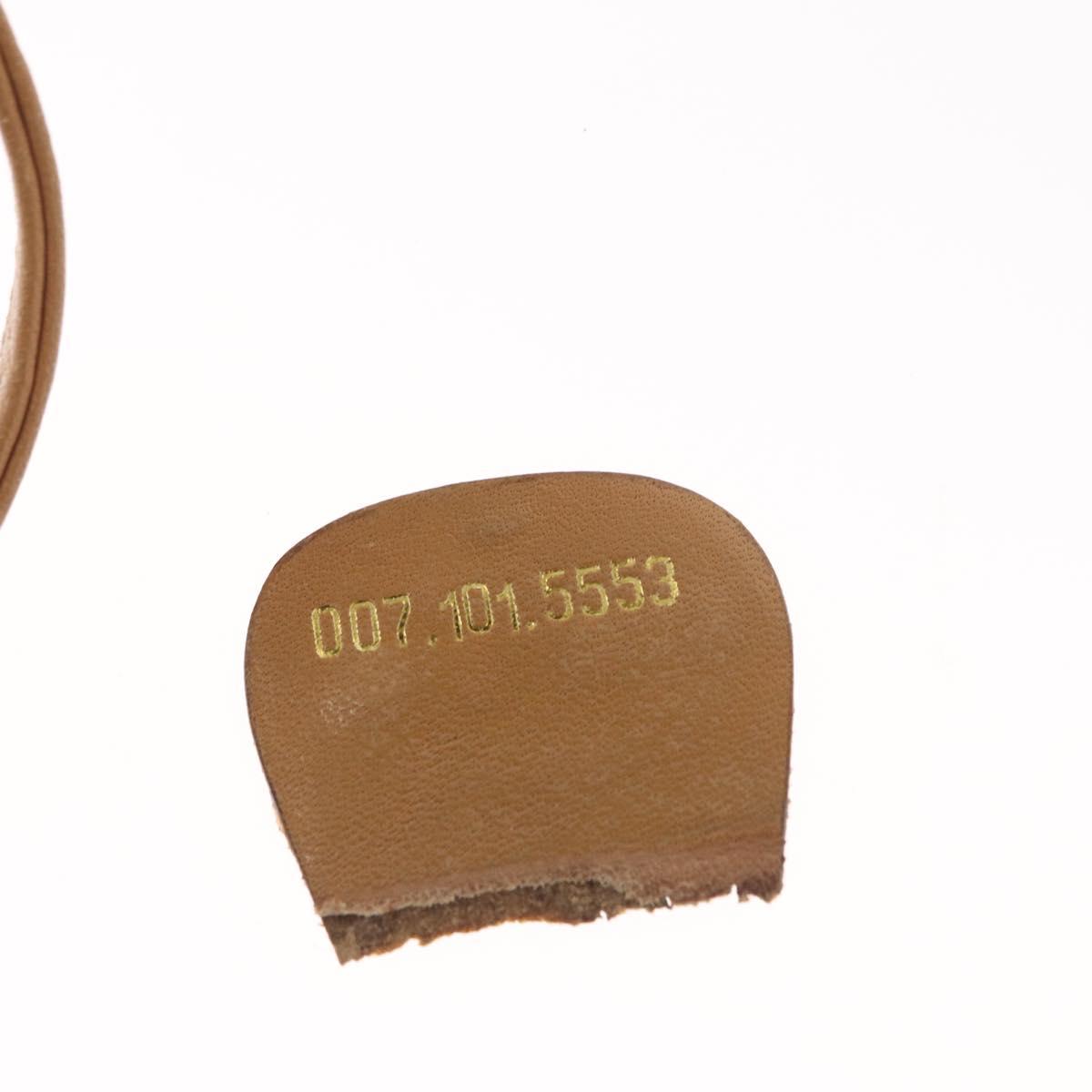 GUCCI Micro GG Supreme Shoulder Bag PVC Cream Gold 007 101 5553 Auth 151435