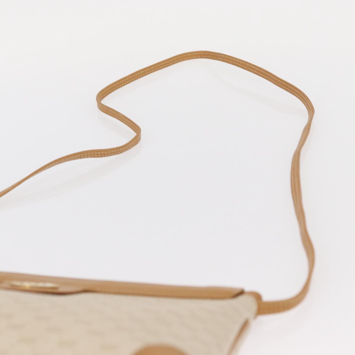 GUCCI Micro GG Supreme Shoulder Bag PVC Cream Gold 007 101 5553 Auth 151435