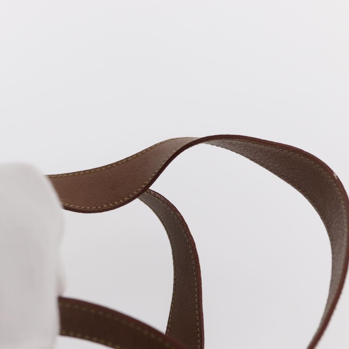 GUCCI Bamboo Backpack Suede Brown Gold 003 2058 0016 Auth 151439