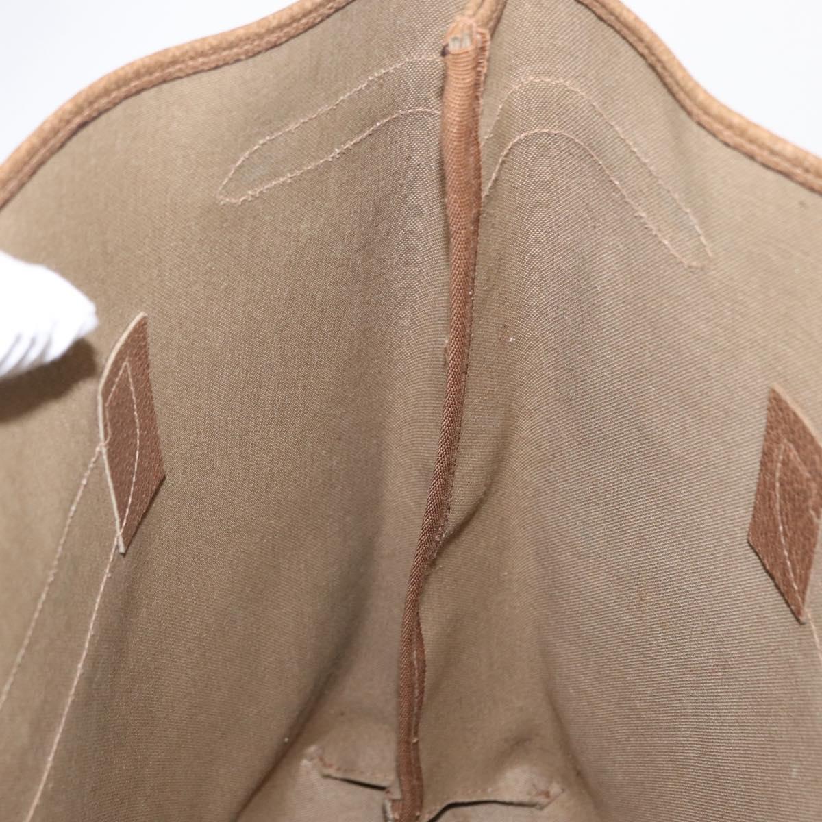 GUCCI GG Supreme Tote Bag PVC Beige Gold 39 02 061 Auth 151443