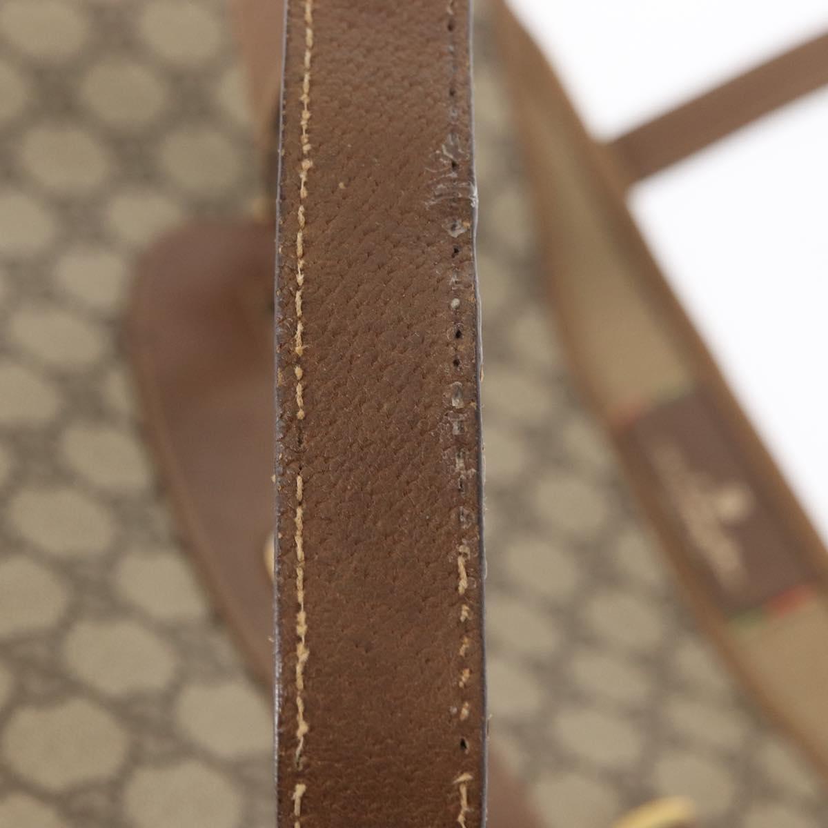 GUCCI GG Supreme Tote Bag PVC Beige Gold 39 02 061 Auth 151443