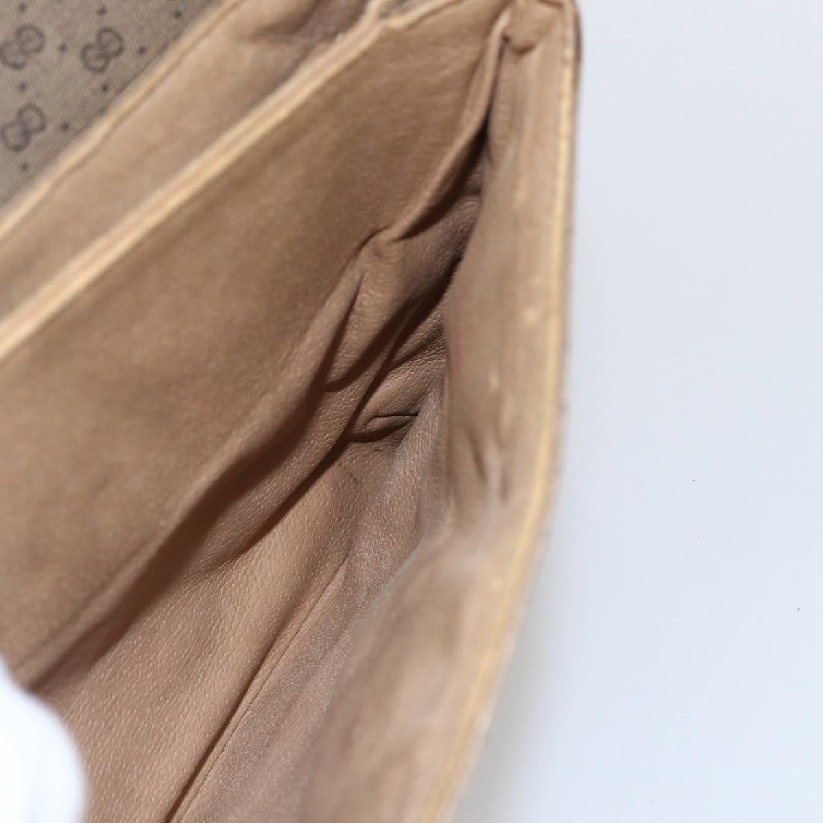 GUCCI Micro GG Supreme Shoulder Bag PVC Beige Gold 007 49 5548 Auth 151458