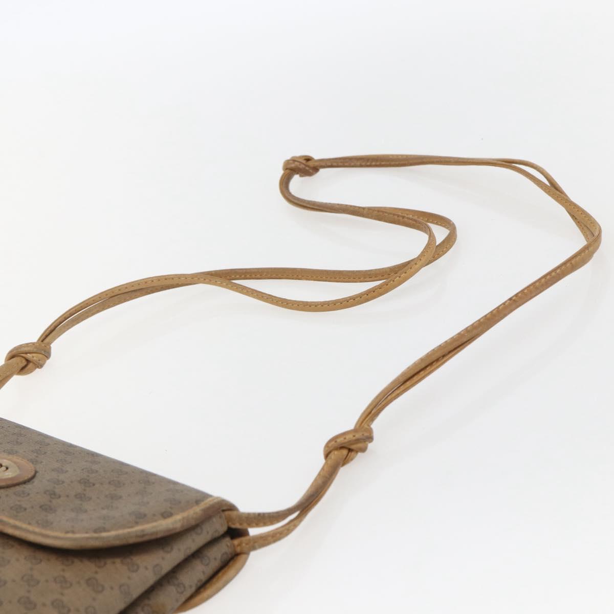 GUCCI Micro GG Supreme Shoulder Bag PVC Beige Gold 007 49 5548 Auth 151458