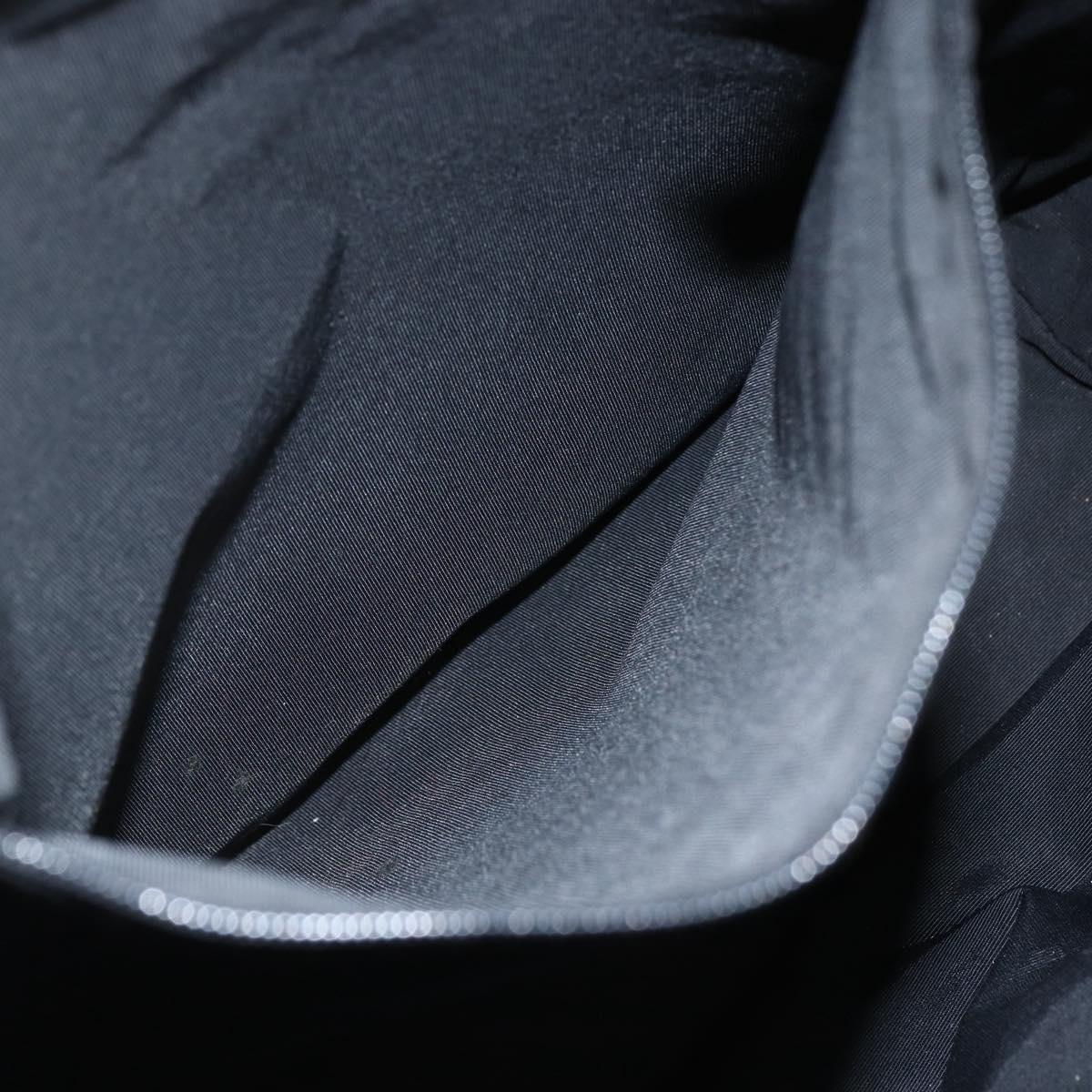 GUCCI GG Canvas Tote Bag Black Silver 31243 Auth 151463