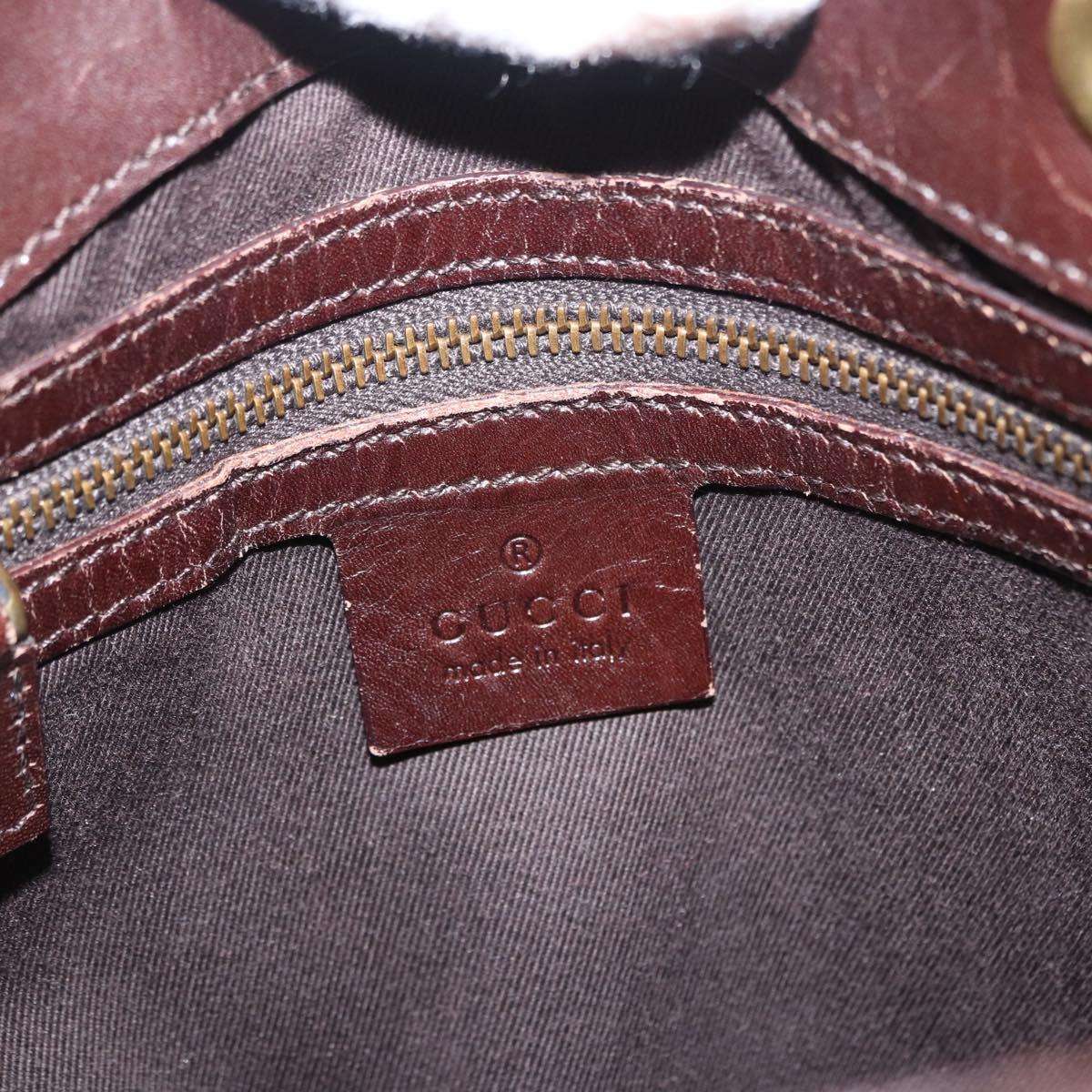 GUCCI GG Canvas Tote Bag Beige Gold 109143 Auth 151466