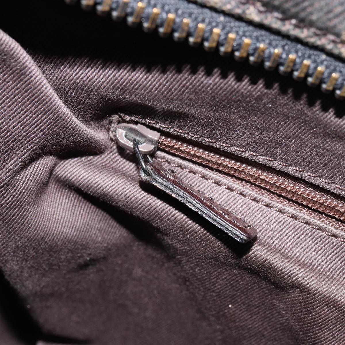 GUCCI GG Canvas Shoulder Bag Brown 101292 Auth 151467