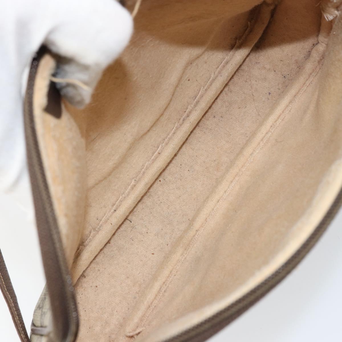 GUCCI GG Supreme Shoulder Bag PVC Beige Gold 97 02 068 Auth 151477