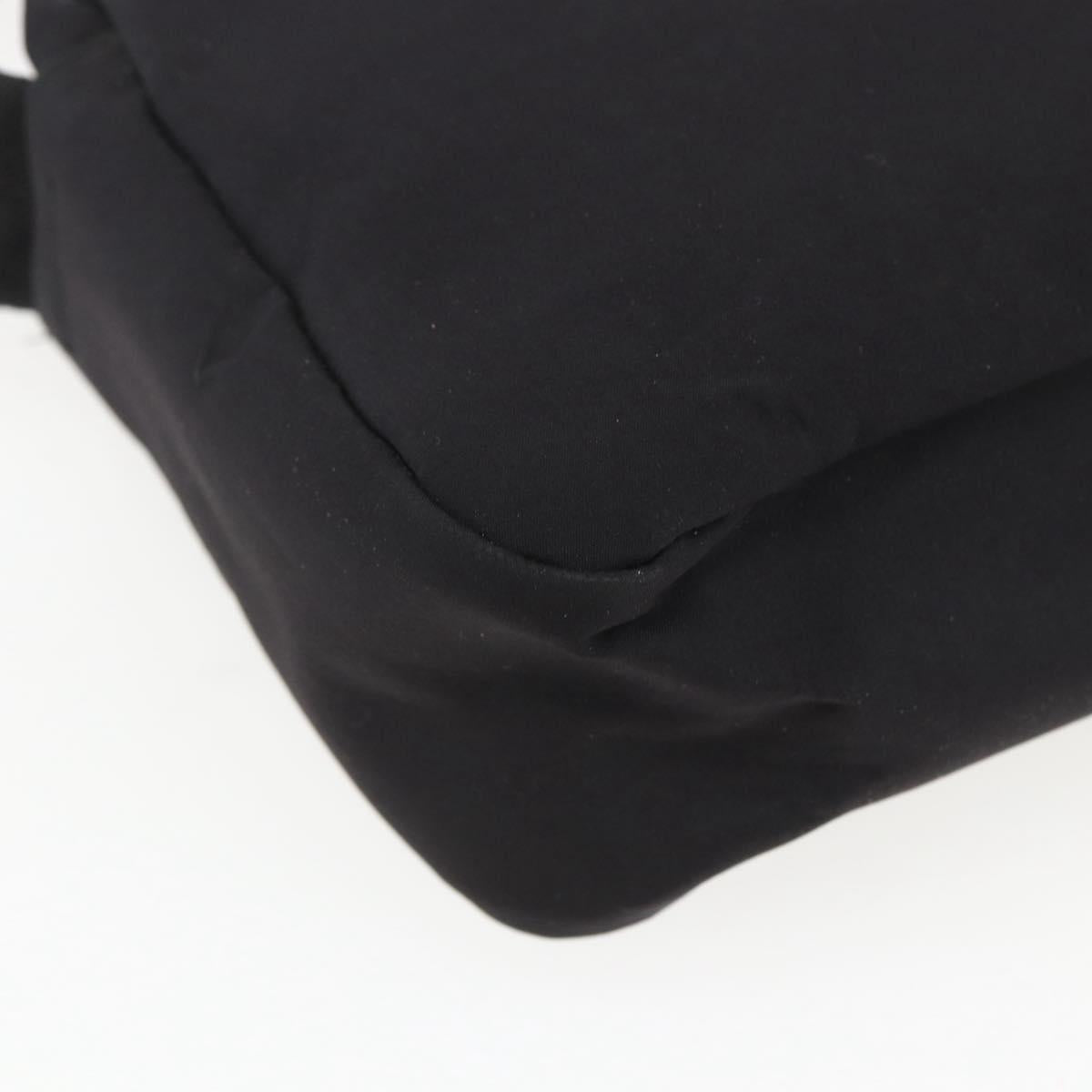 PRADA Sports Shoulder Bag Nylon Black Silver Auth 151492