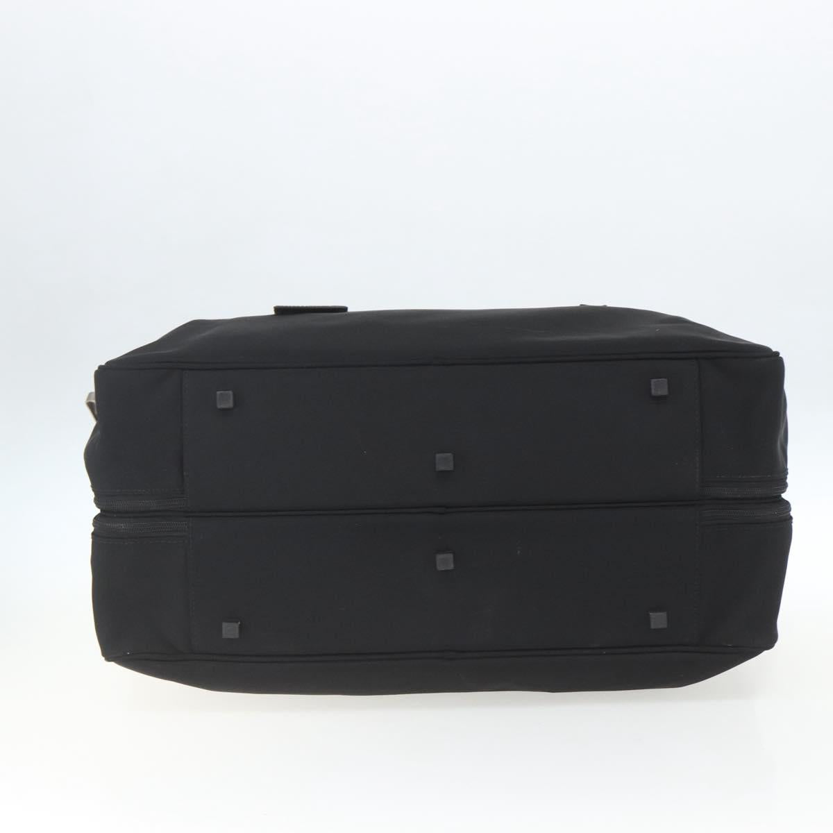 GUCCI Boston Bag Canvas 2way Black Auth 151493