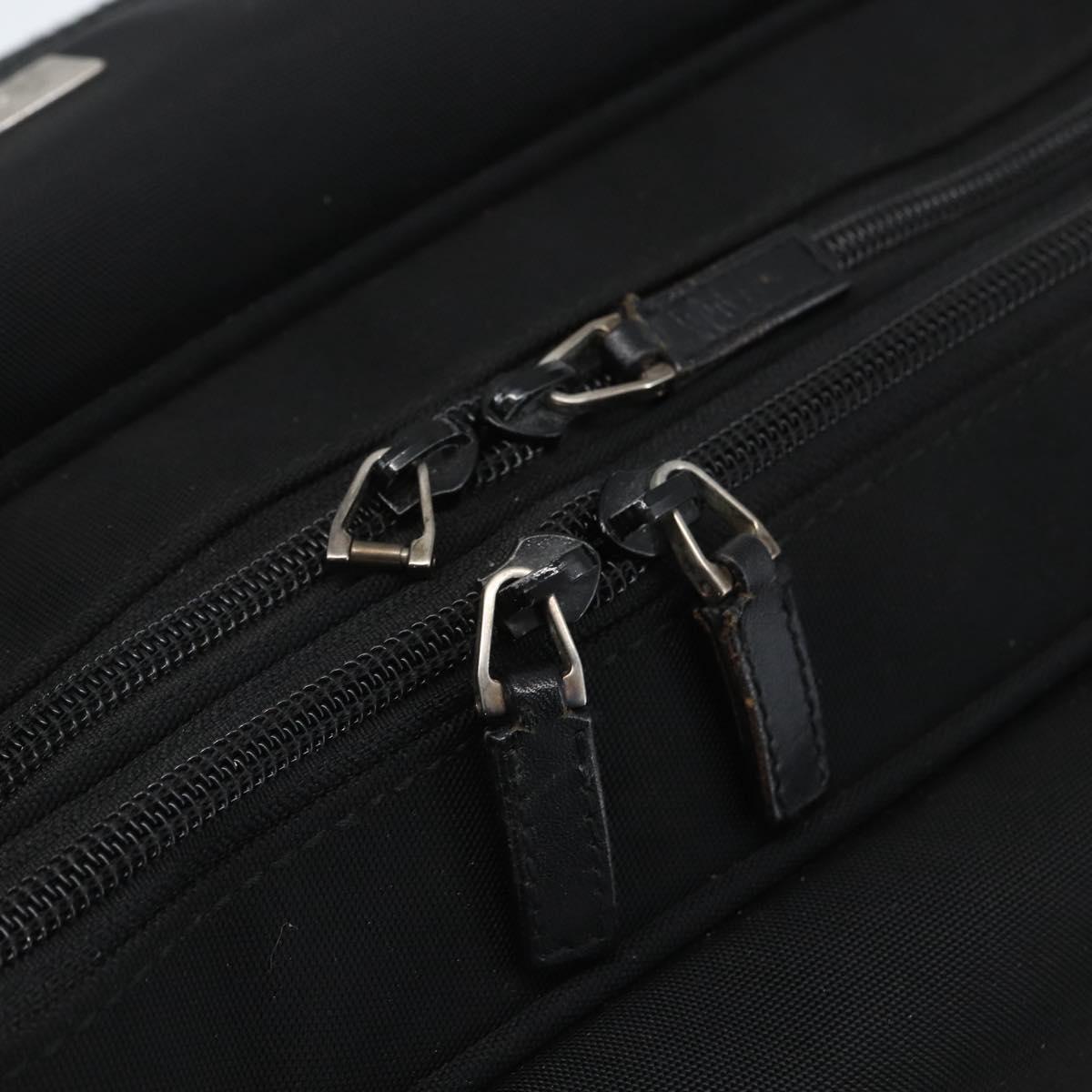GUCCI Boston Bag Canvas 2way Black Auth 151493