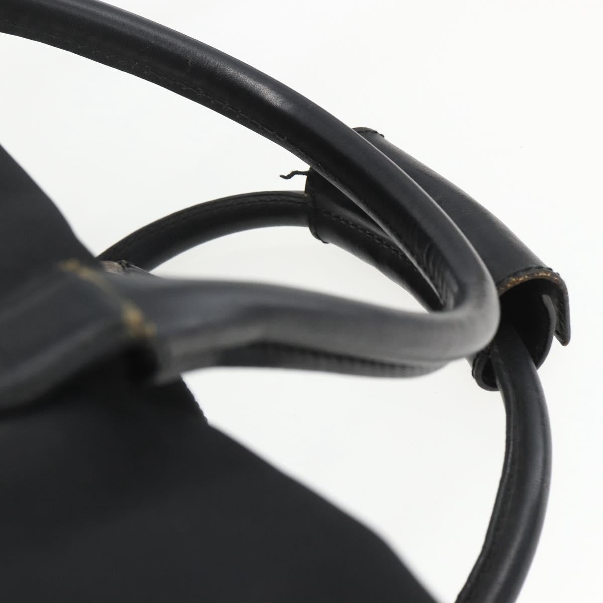 GUCCI Boston Bag Canvas 2way Black Auth 151493