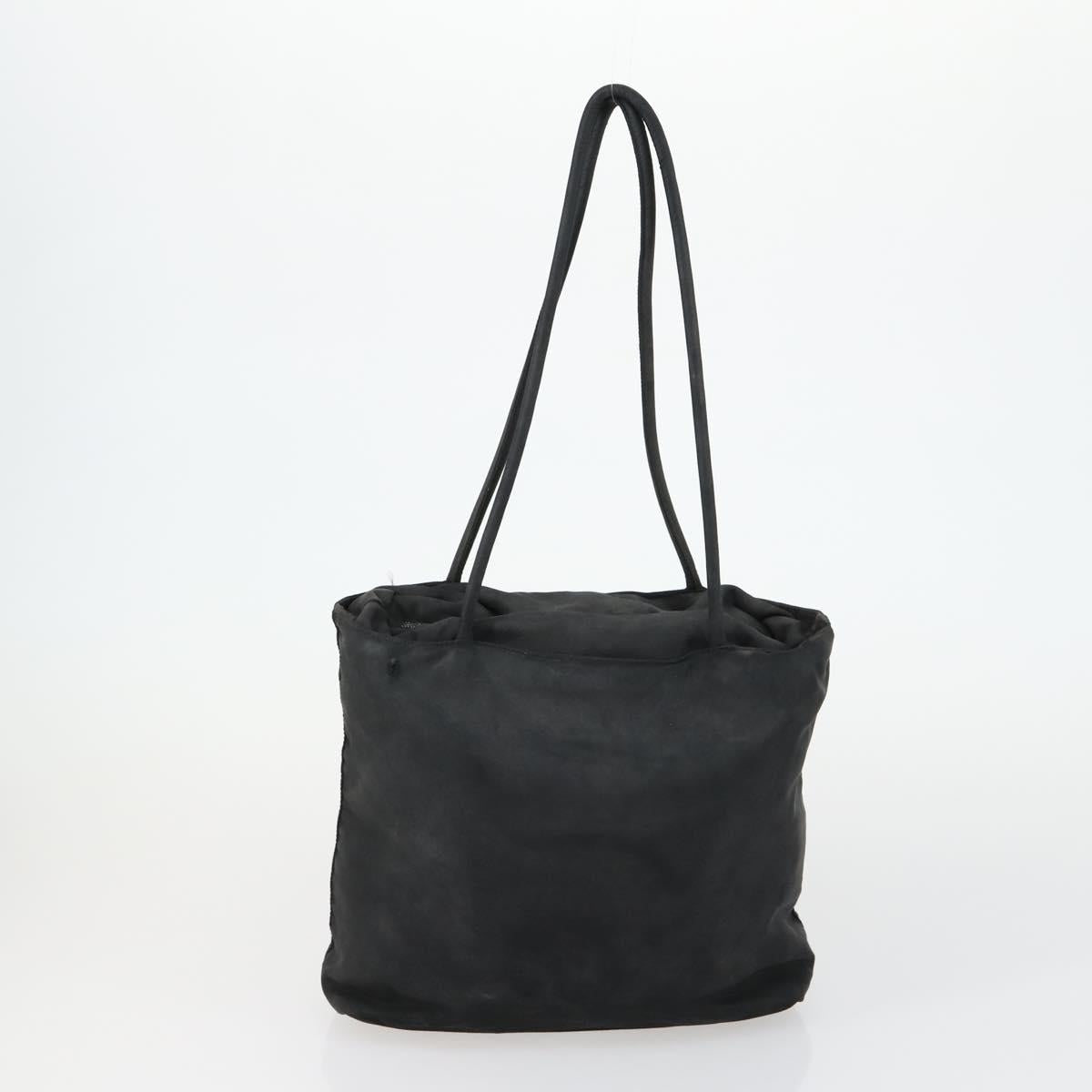 PRADA Hand Bag Nylon 3 Set Black Auth 151495