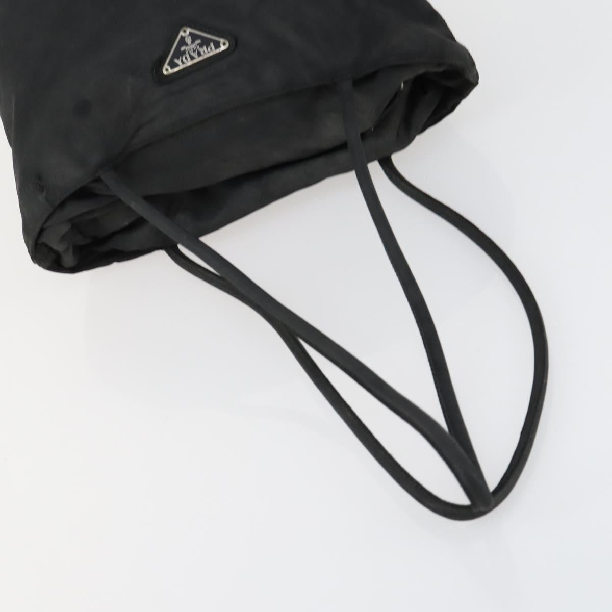 PRADA Hand Bag Nylon 3 Set Black Auth 151495