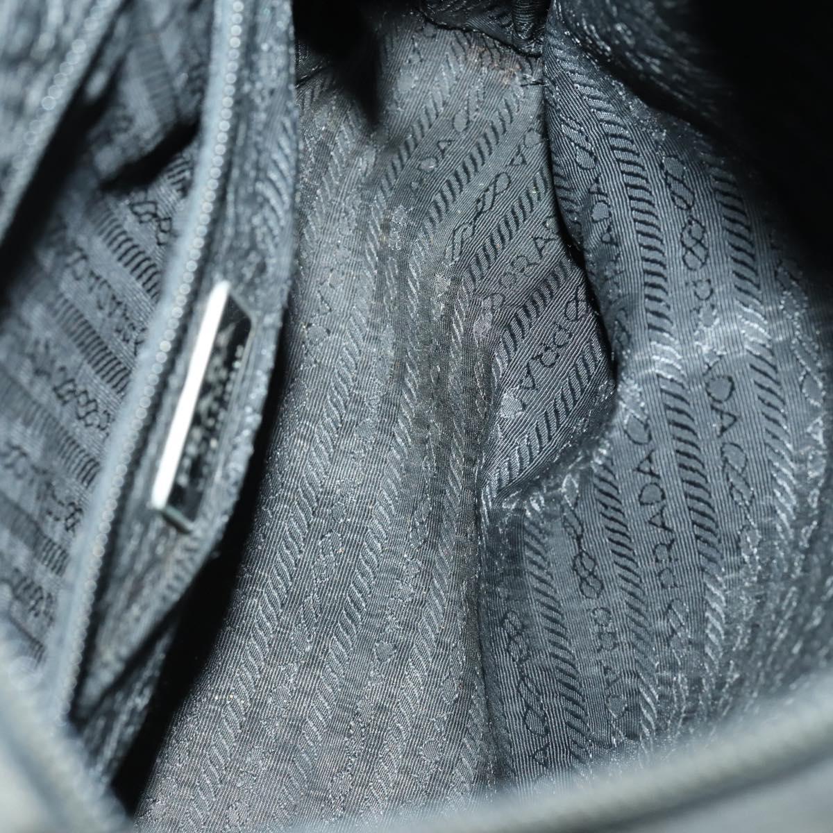 PRADA Hand Bag Nylon 3 Set Black Auth 151495