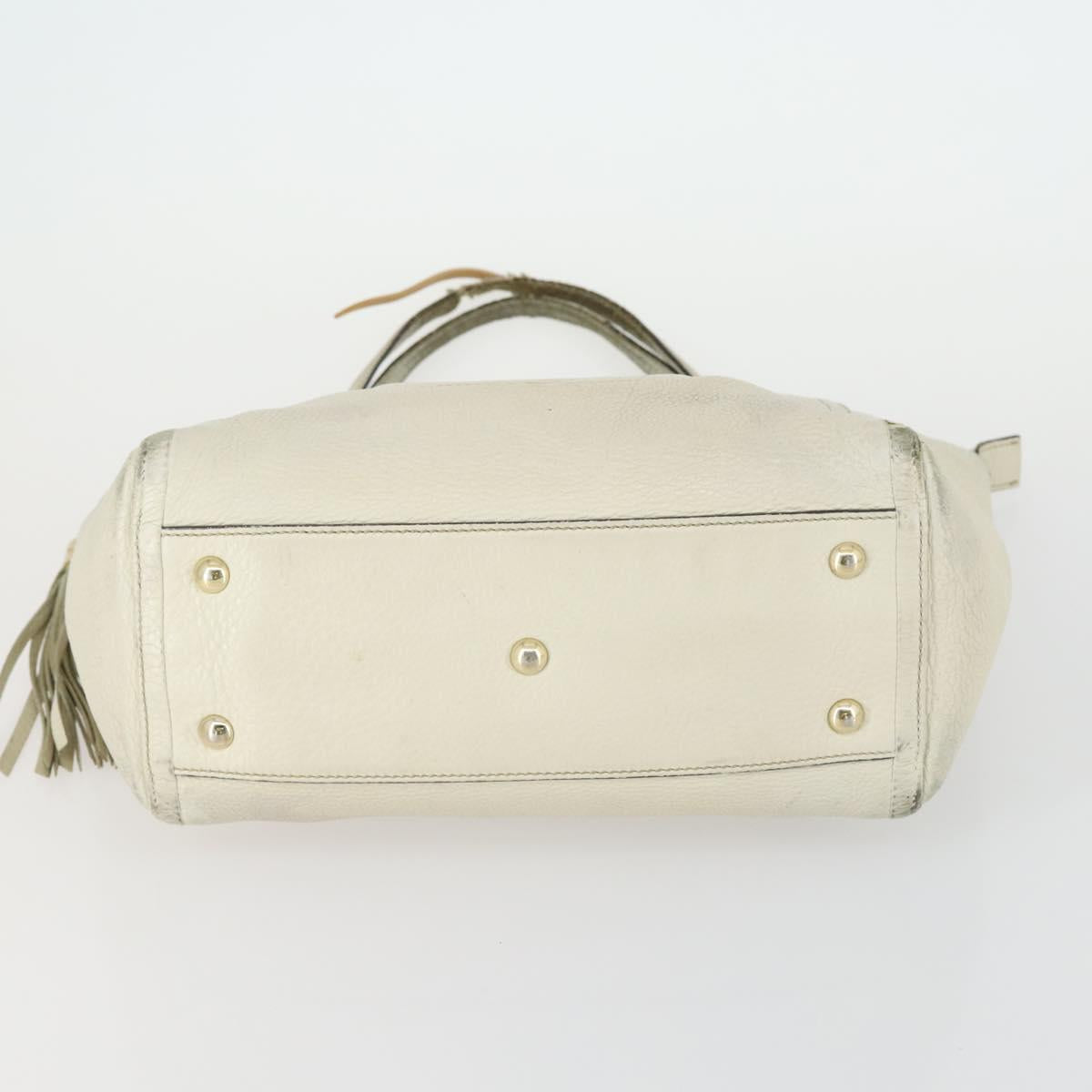 GUCCI GG Canvas Supreme Shoulder Bag Leather 4 Set Beige Red Auth 151517