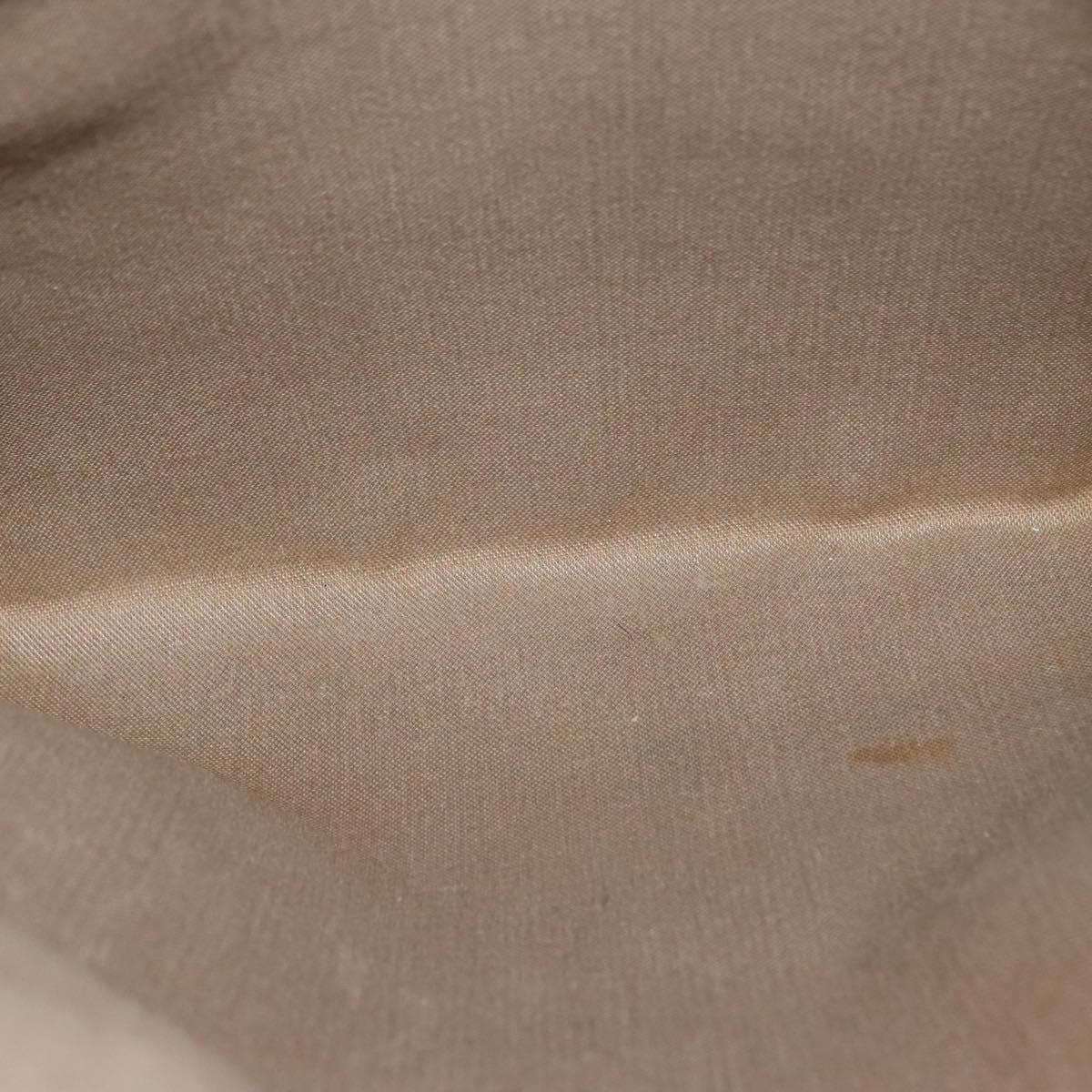 GUCCI GG Supreme Purse Shoulder Bag PVC Beige Gold 97 19 302 Auth 151526