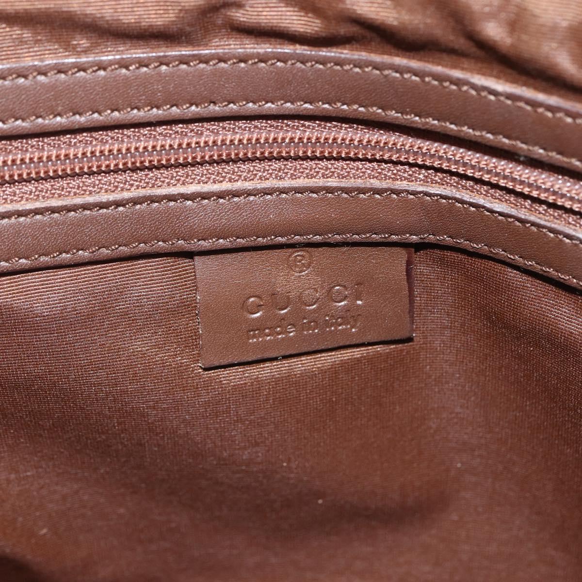 GUCCI GG Canvas Hand Bag Beige 001 4283 Auth 151530