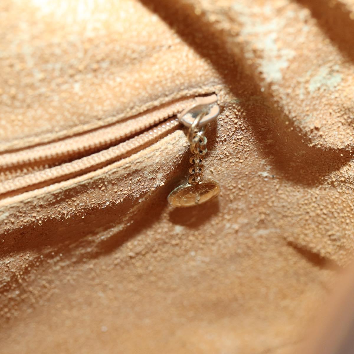 GUCCI Bamboo Shoulder Bag Leather 2way Brown Gold 001 2113 1638 Auth 151532