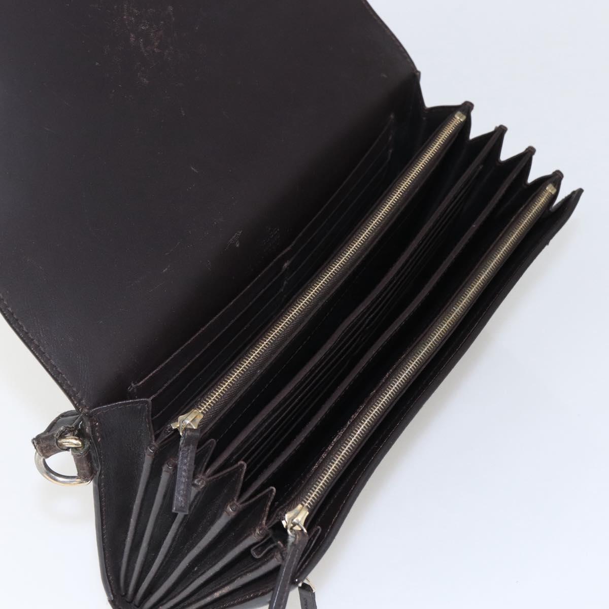 GUCCI GG Supreme Clutch Bag PVC Beige Gold 386852 Auth 151549