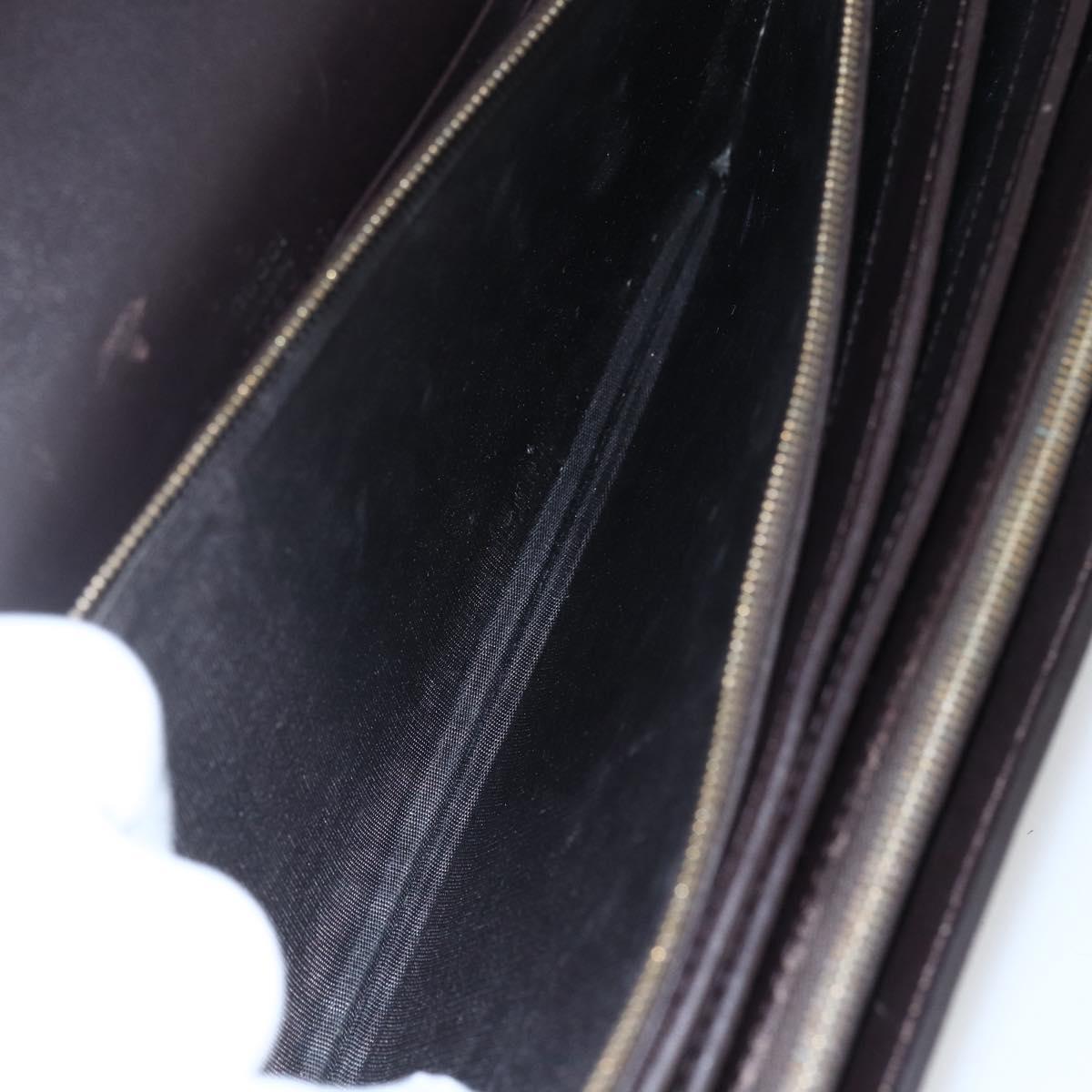 GUCCI GG Supreme Clutch Bag PVC Beige Gold 386852 Auth 151549