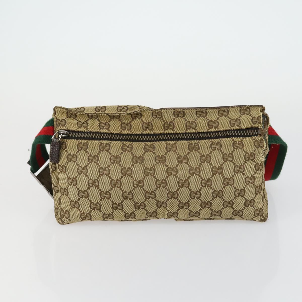 GUCCI GG Canvas Shoulder Bag 3 Set Beige Brown black Auth 151555