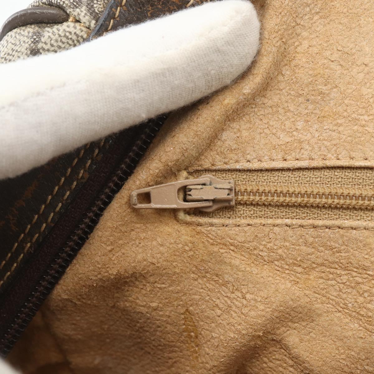 GUCCI GG Supreme Web Sherry Line Bag PVC Beige Gold 378 002 3839 Auth 151577