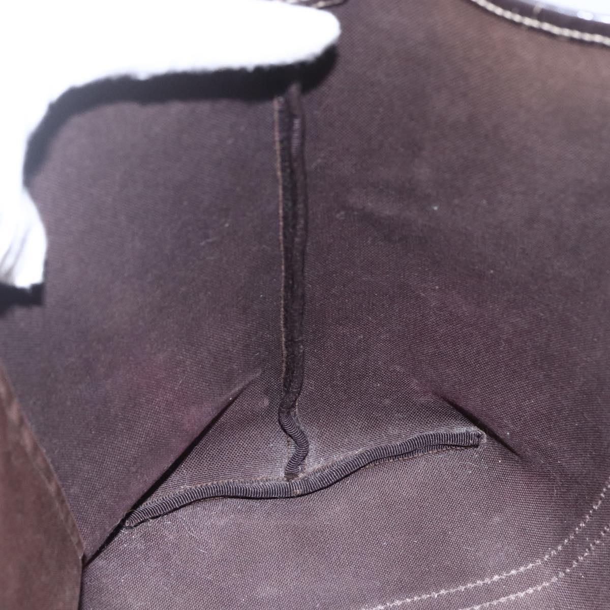 GUCCI GG Supreme Tote Bag PVC Beige Gold 197953 Auth 151584