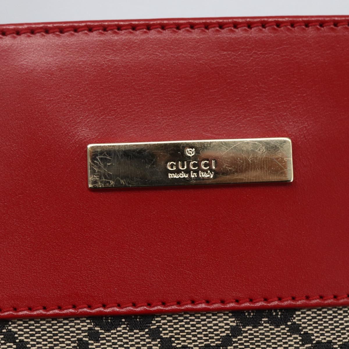 GUCCI GG Canvas Shoulder Bag Beige Gold 019 0348 Auth 151586A