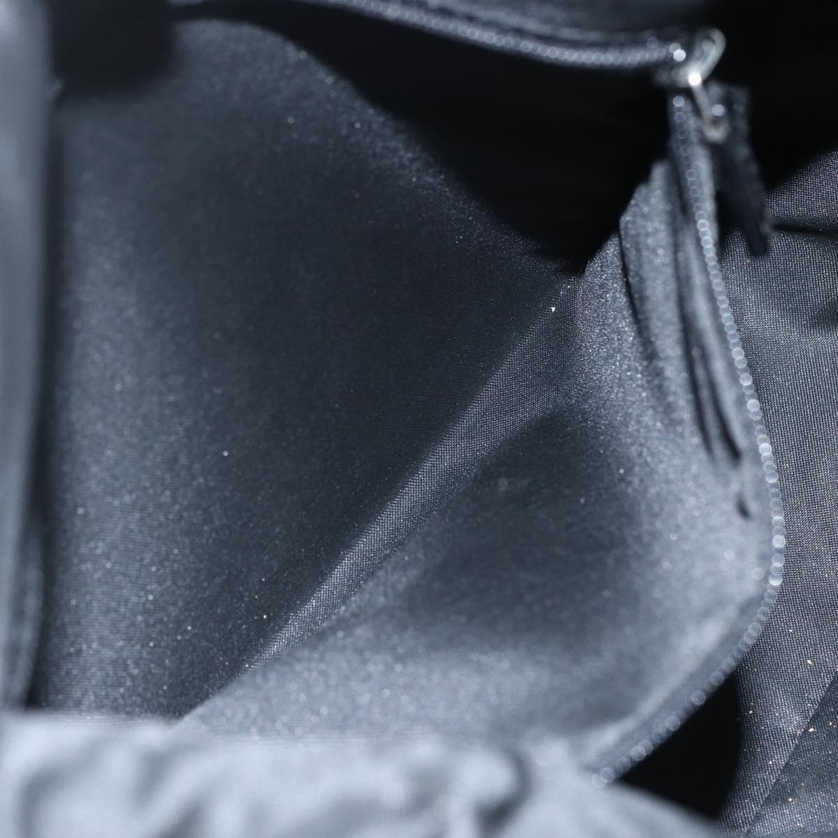 GUCCI GG Canvas Shoulder Bag Black Silver 001 3766 2123 Auth 151598