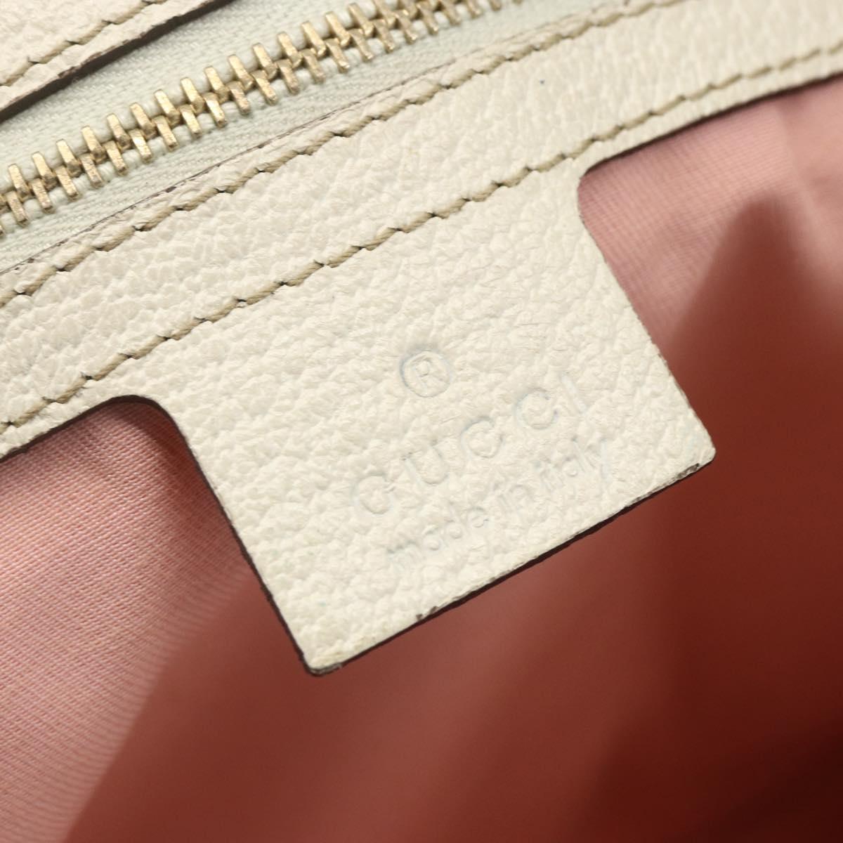 GUCCI GG Canvas Sherry Line Tote Bag Pink Gold khaki 137396 Auth 151602