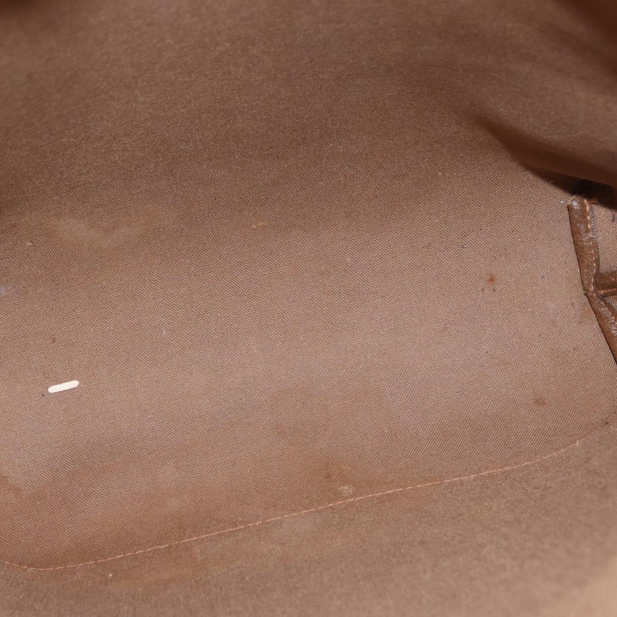 GUCCI GUCCI Plus Supreme Web Sherry Line Tote Bag PVC Beige Gold Auth 151618