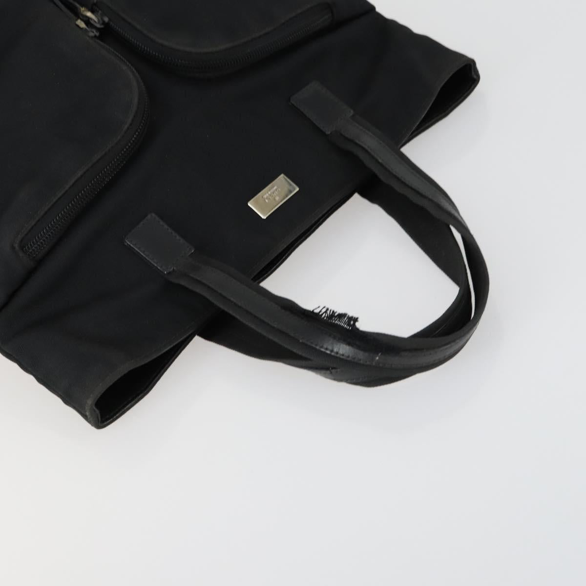 GUCCI GG Supreme Tote Bag PVC Nylon 3 Set Beige Black Auth 151624