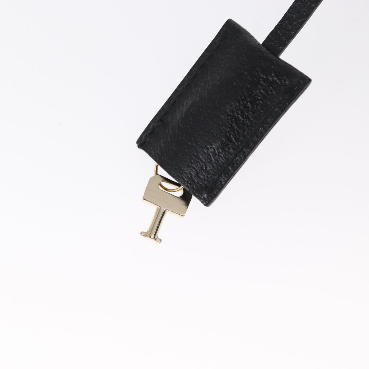 Salvatore Ferragamo Business Bag Leather Black Auth 151627